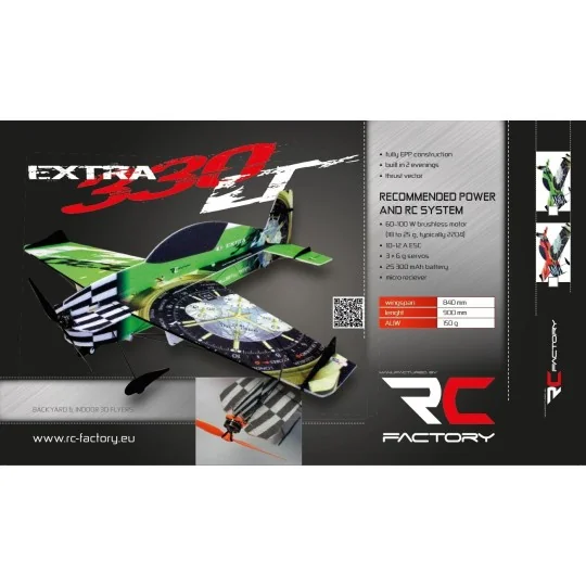 S15-Extra 330 Rouge SuperLite 840mm Kit EPP RC Factory - S15
