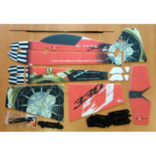 Extra 330 red SuperLite 840mm RC Factory EPP Kit RC Factory S15 - 4 S15-Extra 330 red SuperLite 840mm RC Factory EPP Kit - S15