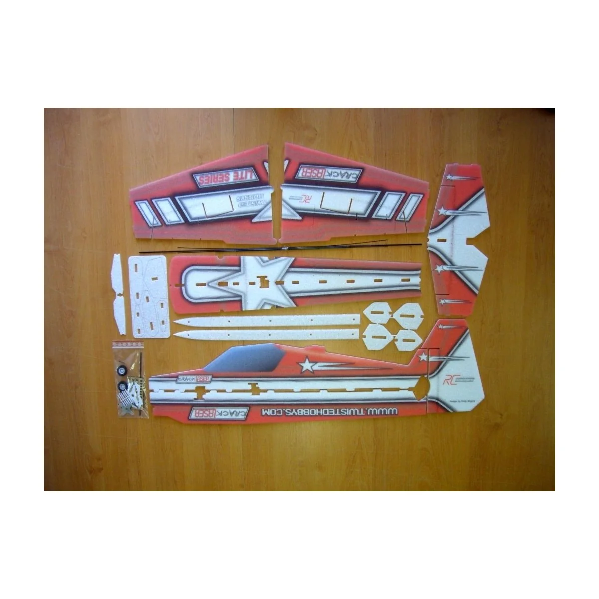 Crack Laser red LiteSeries 800mm RC Factory EPP Kit RC Factory L05 - 4