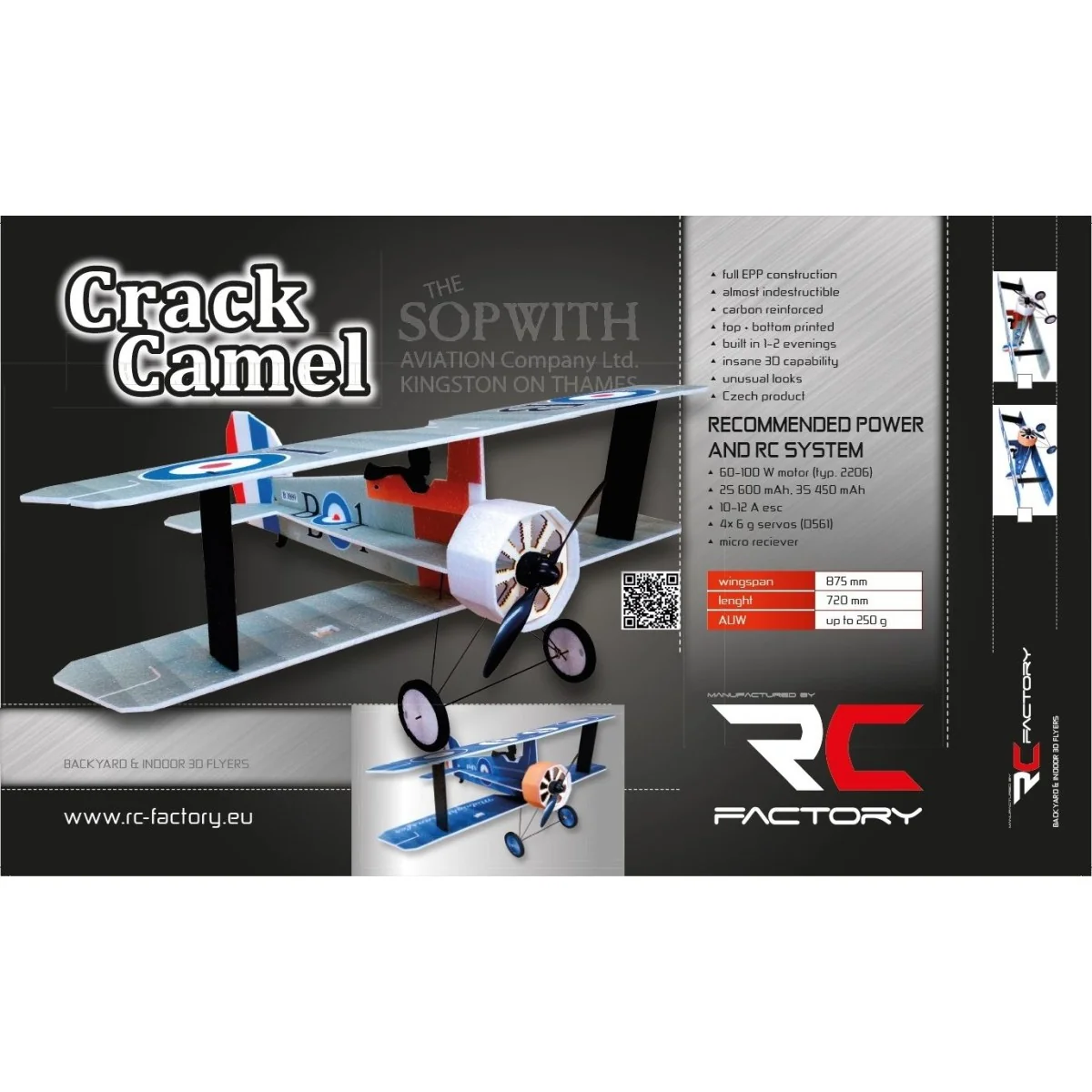 Crack Camel Gris 875mm Kit EPP RC Factory RC Factory L13 - 2