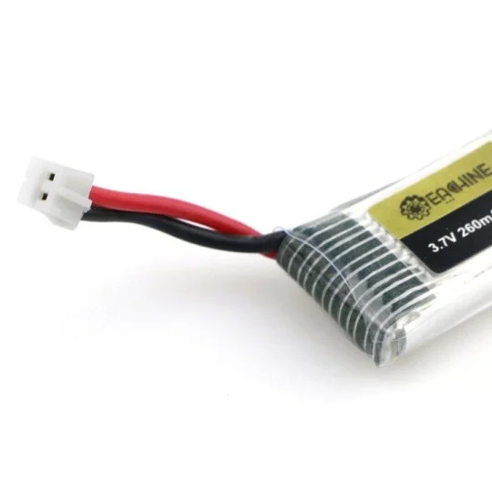 1205890-Li-Po 260mAh 1S 3.7V 45C mini prise pour E010 / E013 - 1205890