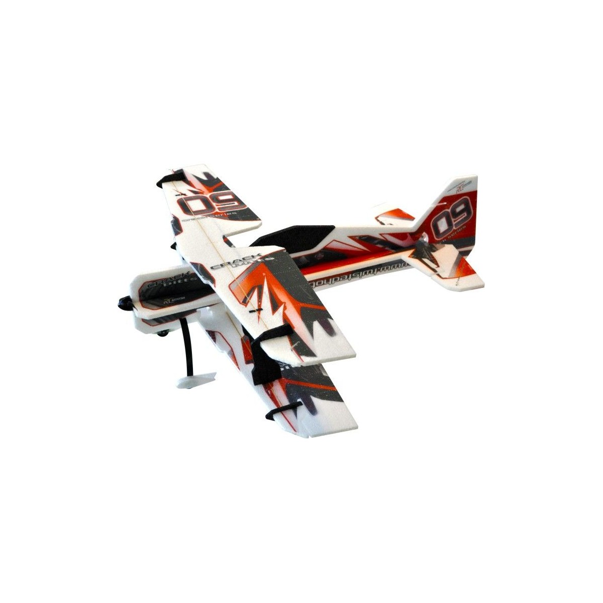 Crack Pitts red Backyard Series 755mm RC Factory EPP Kit RC Factory B11 - 1