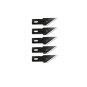 S04495075-5 lames droites courtes pour couteau scalpel ø11 - S04495075