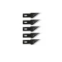 S04495075-5 lames droites courtes pour couteau scalpel ø11 - S04495075