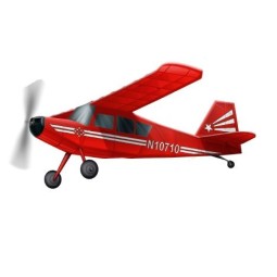 Bellanca Citabria découpe laser balsa Siva Siva SV-70016 - 1