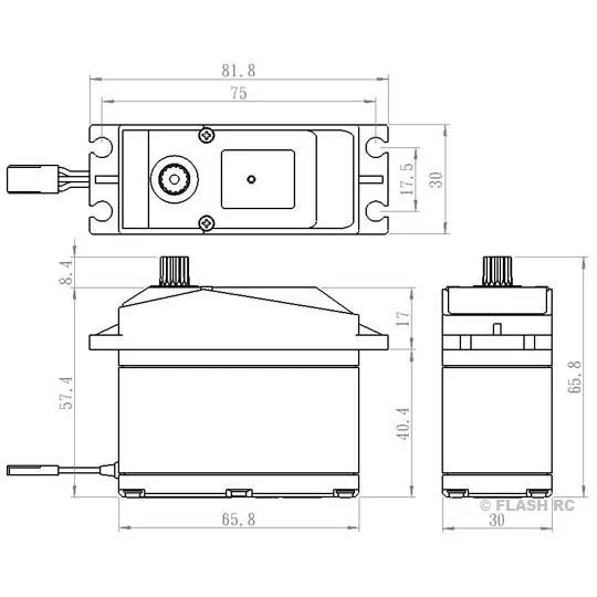 Servo SV-1254MG low profile Savox Savox SV-1254MG - 2 SV-1254MG-Servo SV-1254MG low profile Savox