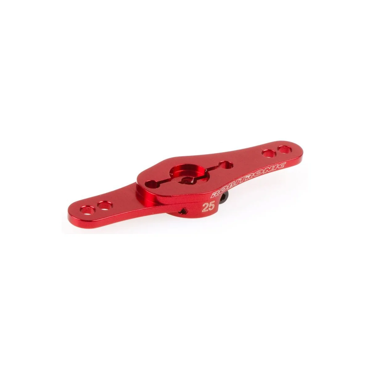 Palonnier servo alu double rouge Futaba 25t Robitronic Robitronic R17013R - 1 Palonnier servo alu double rouge Futaba 25t Robitronic Robitronic R17013R - 1