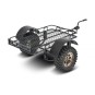 500404107-Black screen utility trailer for Scale Crawler 1/10 Carson