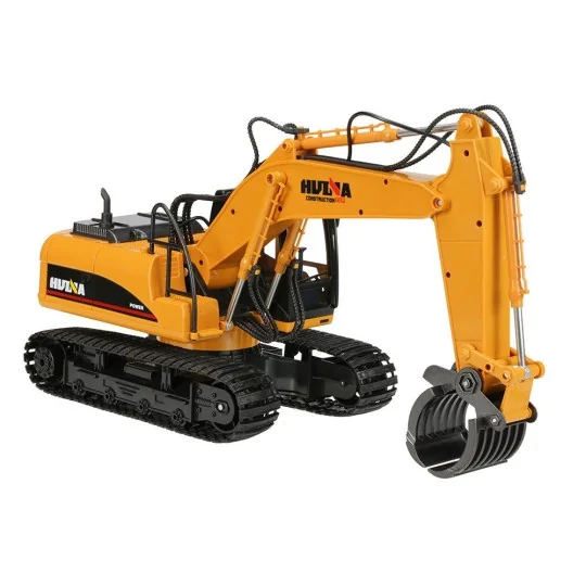 Backhoe with grab metal 1/14 RC 2.4 GHz - HuiNa HuiNa Toys CY1570 - 4 CY1570-Backhoe with grab metal 1/14 RC 2.4 GHz - HuiNa - CY1570