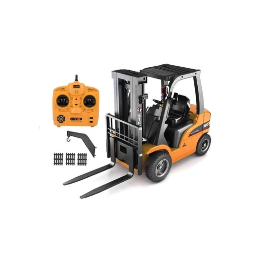 RC forklift with cabin and fork metal 1/10 2.4 GHz - HuiNa HuiNa Toys CY1577 - 3 CY1577-RC forklift with cabin and fork metal 1/10 2.4 GHz - HuiNa - CY1577