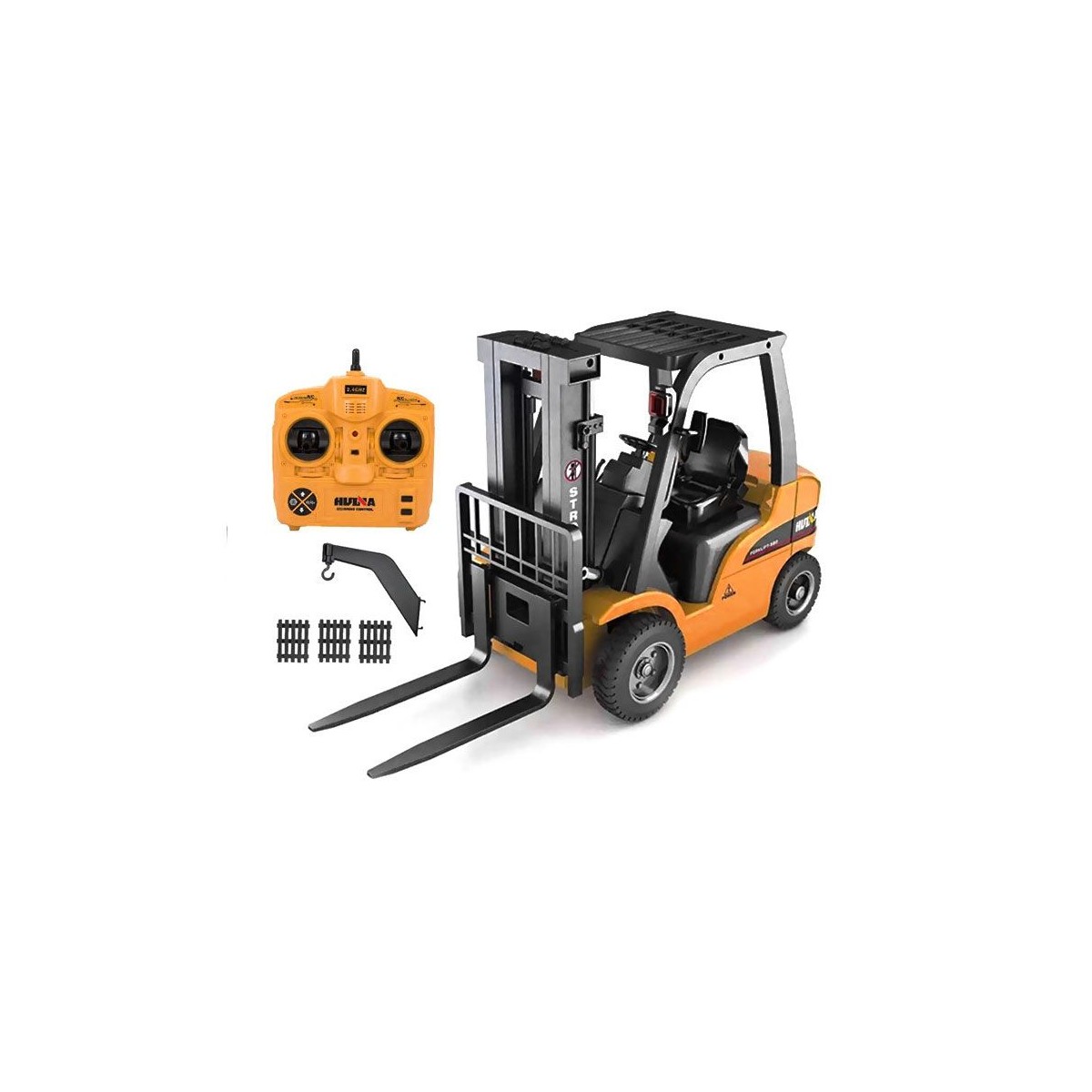 RC forklift with cabin and fork metal 1/10 2.4 GHz - HuiNa HuiNa Toys CY1577 - 3