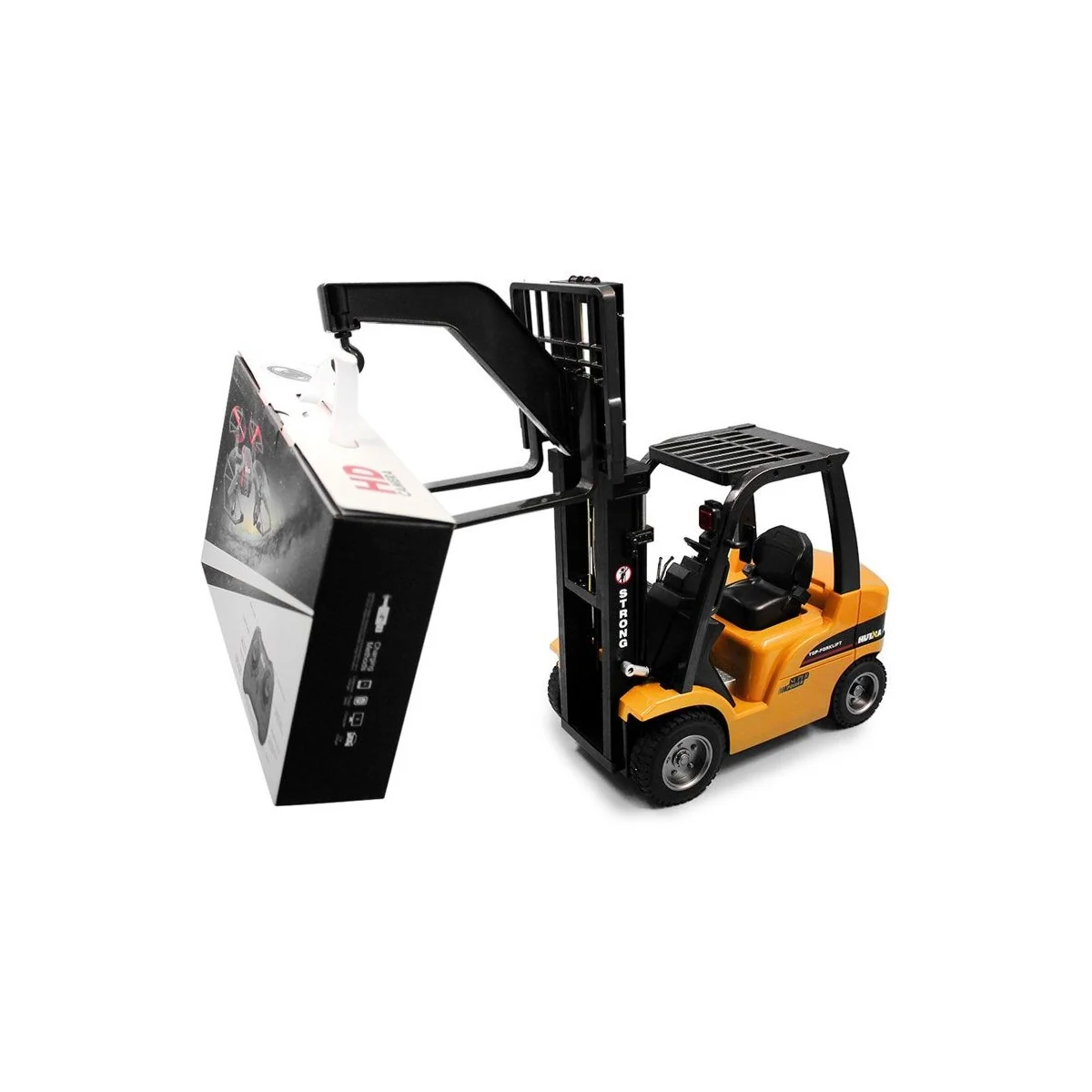Chariot élévateur RC avec cabine et fourche métal 1/10 2.4Ghz - HuiNa HuiNa Toys CY1577 - 4