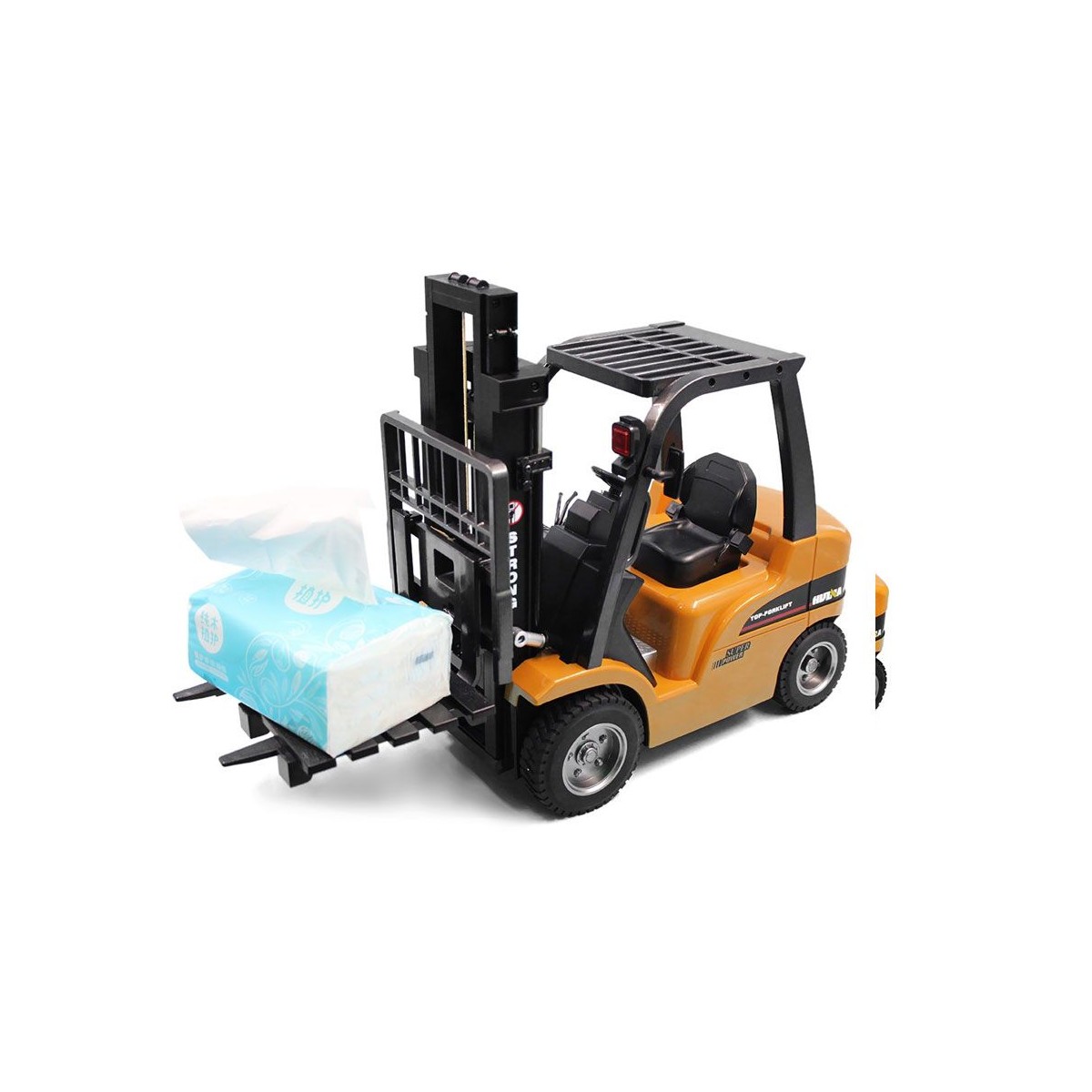 Chariot élévateur RC avec cabine et fourche métal 1/10 2.4Ghz - HuiNa HuiNa Toys CY1577 - 5