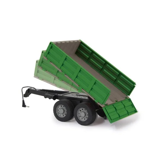 Benne basculante verte pour tracteur RC 1/16 Jamara 412412 - 4 412412-Benne basculante verte pour tracteur RC 1/16 - 412412