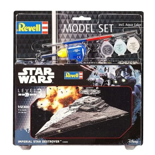 63609-Imprerial Star Destoyer Star Wars + Revell paints