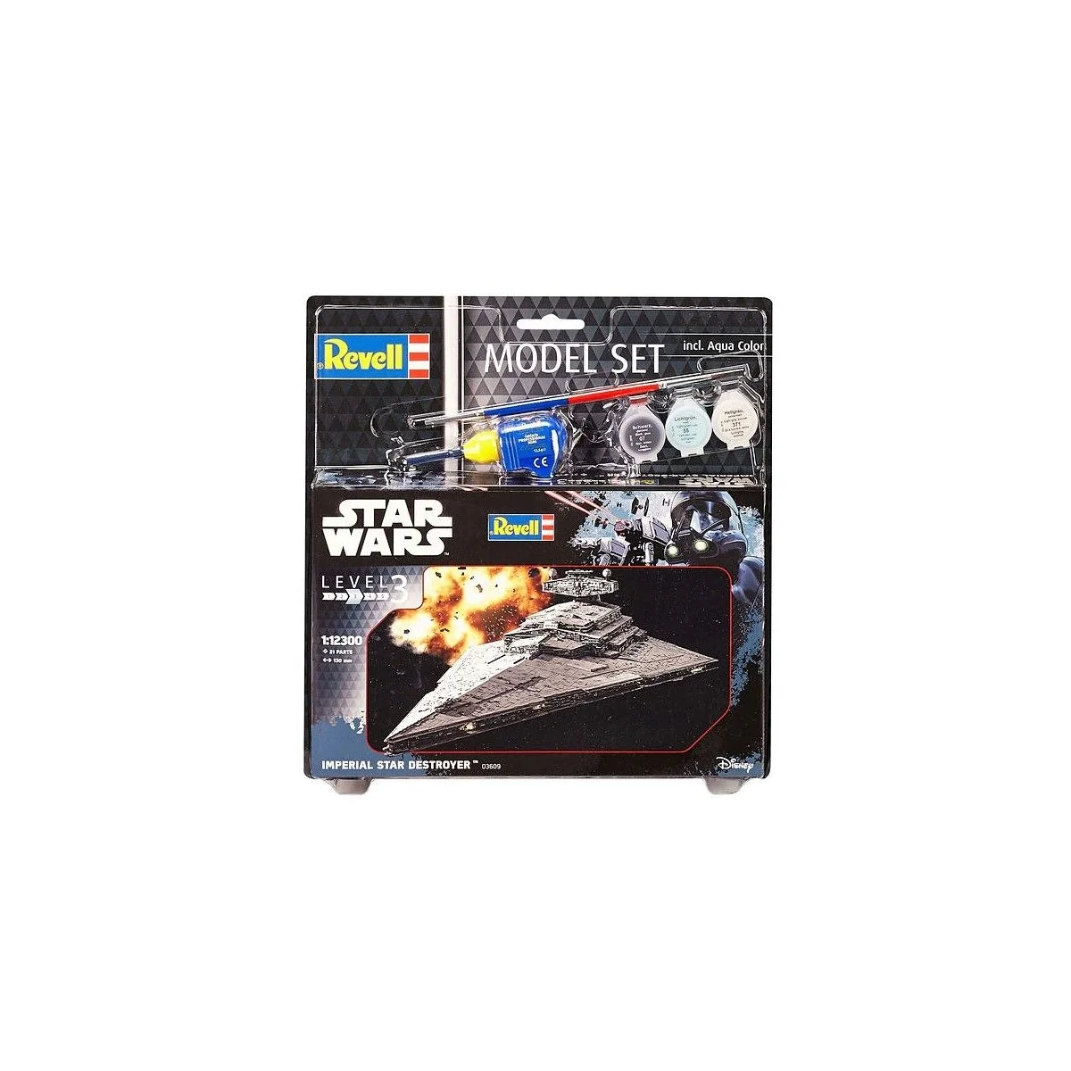 Imprerial Star Destoyer Star Wars + peintures Revell Revell 63609 - 3