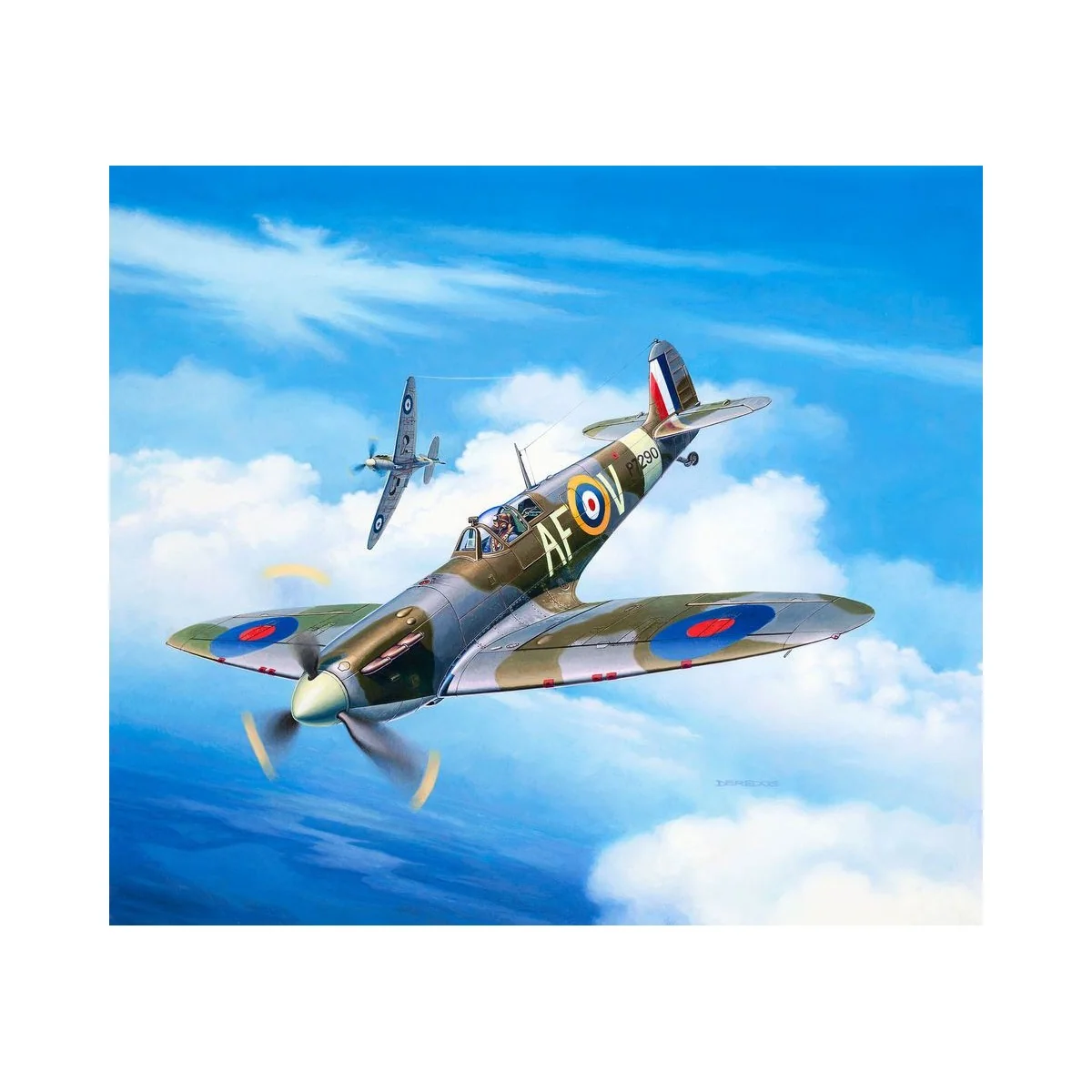 Spitfire Mk.IIa 1/72 + Revell paints Revell 63953 - 1 Spitfire Mk.IIa 1/72 + Revell paints Revell 63953 - 1