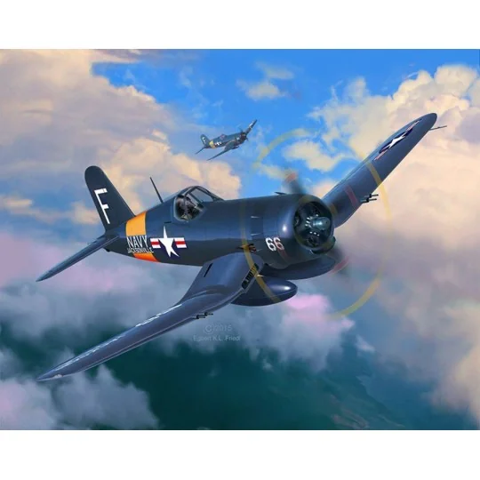 63955-F4U-4 Corsair 1/72 + Revell paints - 63955