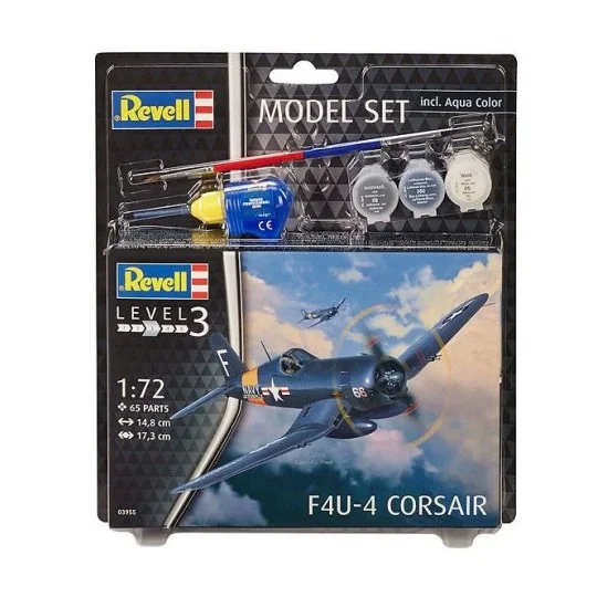 63955-F4U-4 Corsair 1/72 + Revell paints - 63955