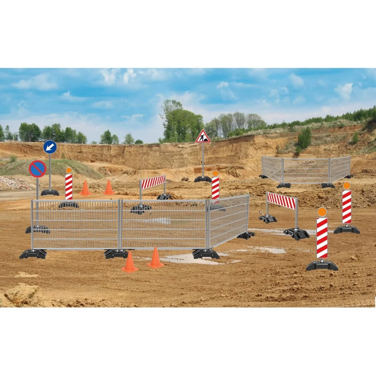 Kit de signalisation travaux 1/20 Jamara Jamara 412413 - 1