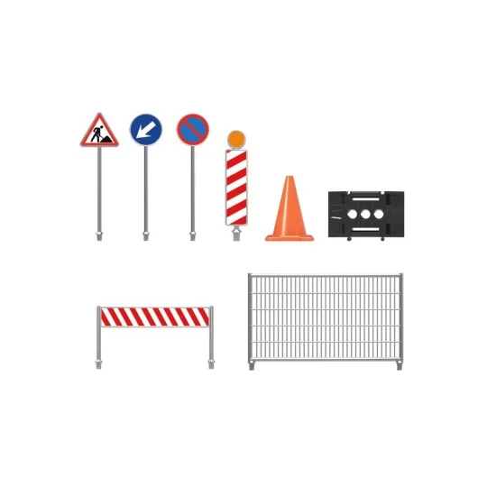 412413-Kit de signalisation travaux 1/20 Jamara - 412413