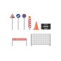 412413-Kit de signalisation travaux 1/20 Jamara