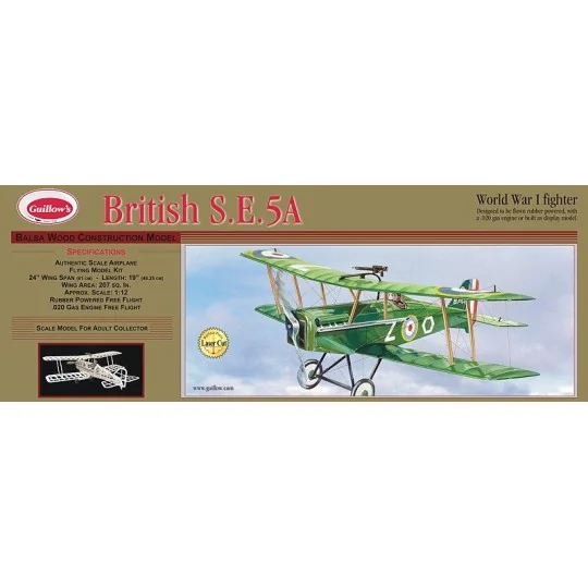 S0280202-British SE5A Guillow's - S0280202