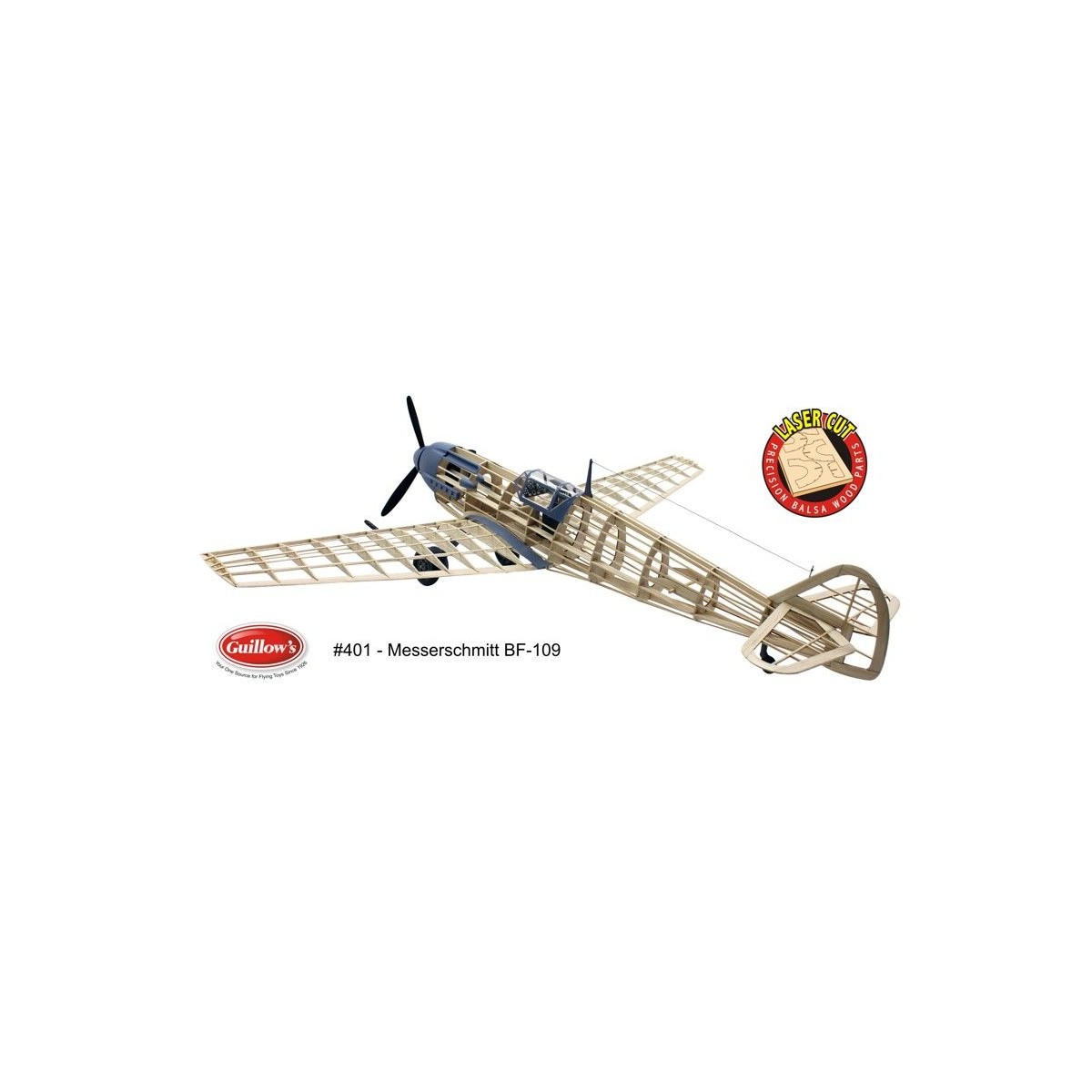 Messerschmitt BF-109 Guillow's Guillow's S0280401 - 2