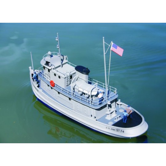 S1251256-Bateau à construire U.S. ARMY TUG ST-74 1/48 Dumas