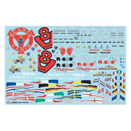 I3854-Accessoires camions II 1/24 Italeri