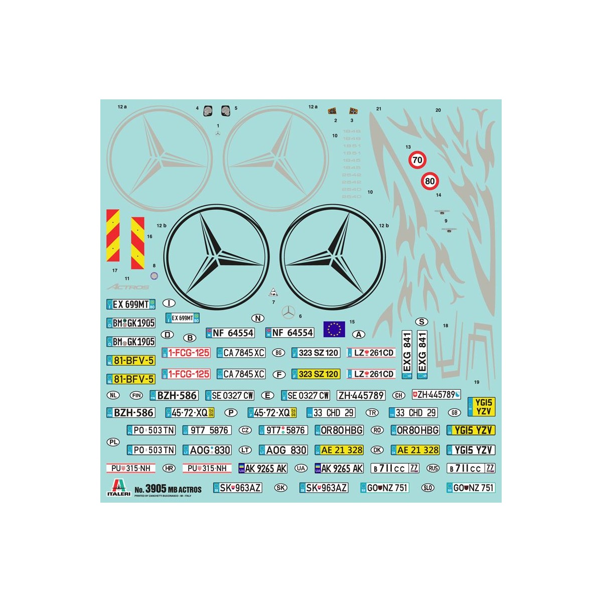 Mercedes Actros Gigaspace 1/24 Italeri Italeri I3905 - 3