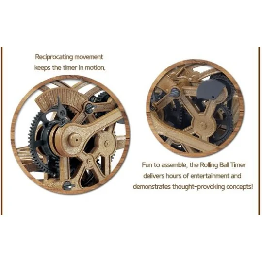 18174-Rolling Ball Timer Léonard De Vinci Academy