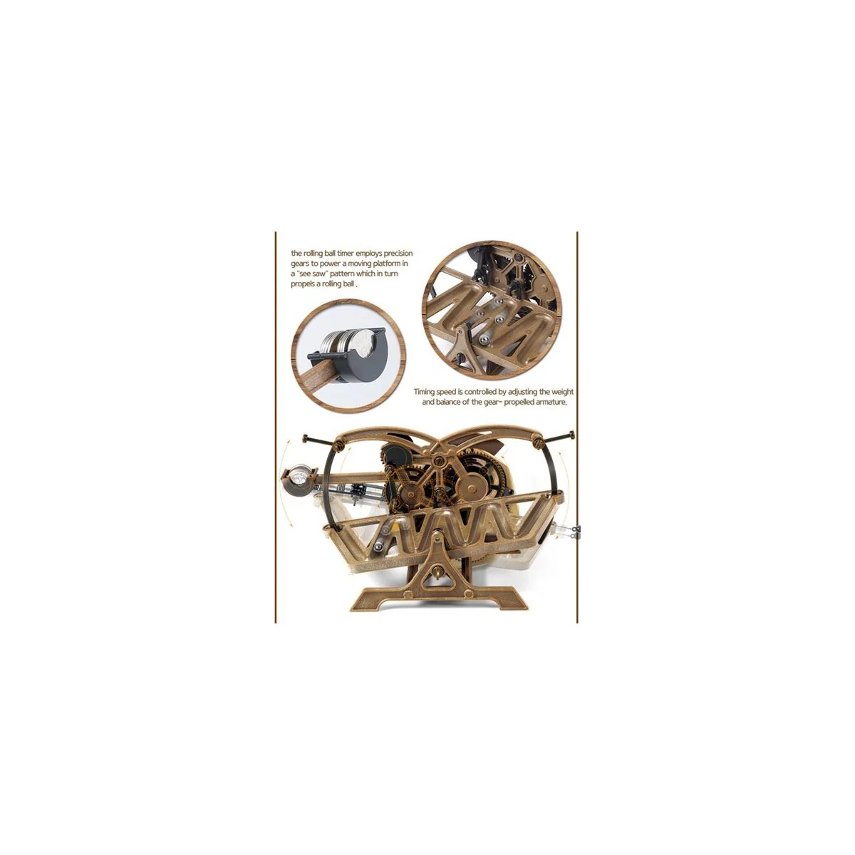 Rolling Ball Timer Leonardo da Vinci Academy Academy 18174 - 6 Rolling Ball Timer Leonardo da Vinci Academy Academy 18174 - 6