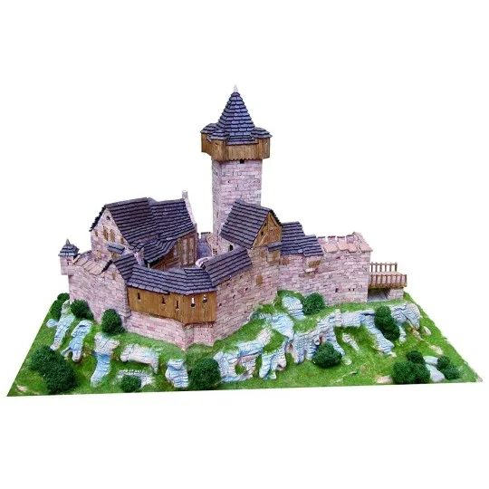 AED1001-Chateau Burg Falkenstein (Autriche) 7000pcs maquette en céramique Aedes