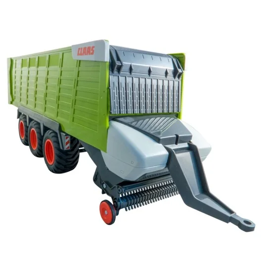 50360-Tracteur Claas Axion 870 + remorque autochargeuse 3 essieux 1/16 RTR