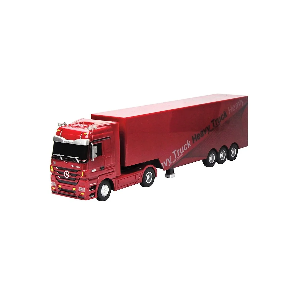 Mercedes Benz Actros truck + semi red 1/32 Siva SV-50080 - 2 Mercedes Benz Actros truck + semi red 1/32 Siva SV-50080 - 2