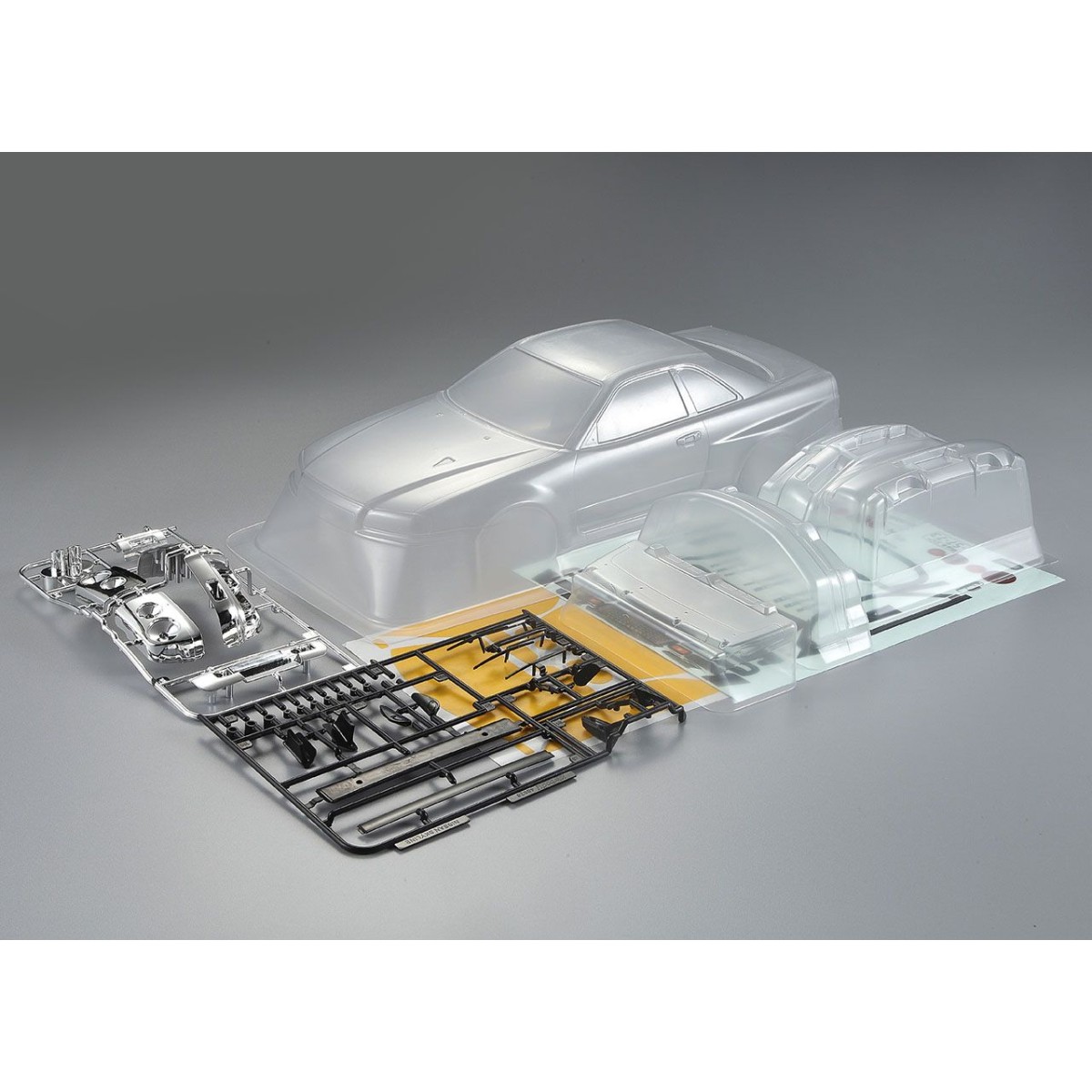 Body Nissan Skyline R34 transparent 1/10 195 mm Killerbody Killerbody KB48626 - 1