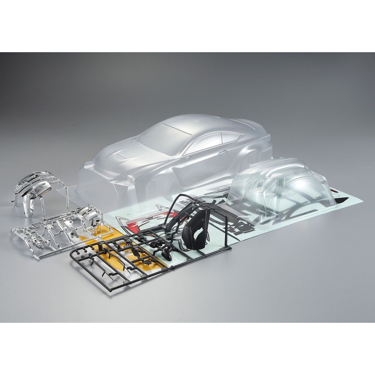 Bodywork Lexus RC F transparent 1/10 195 mm Killerbody Killerbody KB48627 - 1