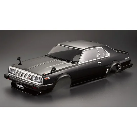 KB48675-Carrosserie Nissan Skyline 2000 Turbo GT-ES noire 1/10 195mm Killerbody - KB48675