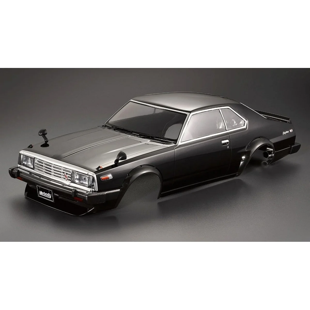 Carrosserie Nissan Skyline 2000 Turbo GT-ES noire 1/10 195mm Killerbody Killerbody KB48675 - 1