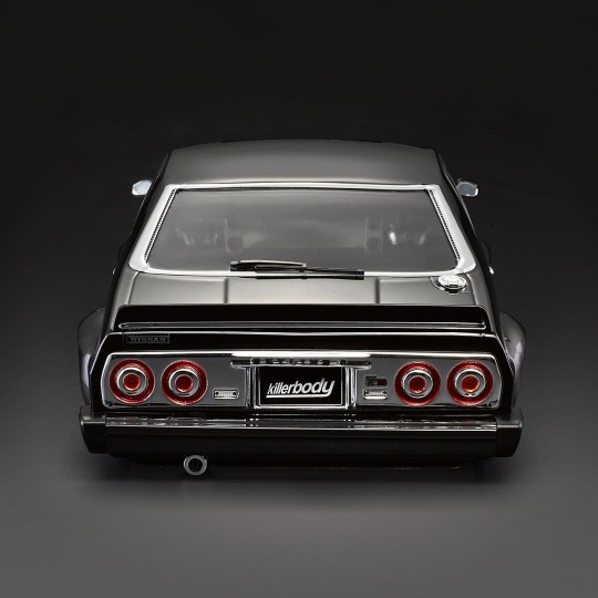 KB48675-Carrosserie Nissan Skyline 2000 Turbo GT-ES noire 1/10 195mm Killerbody