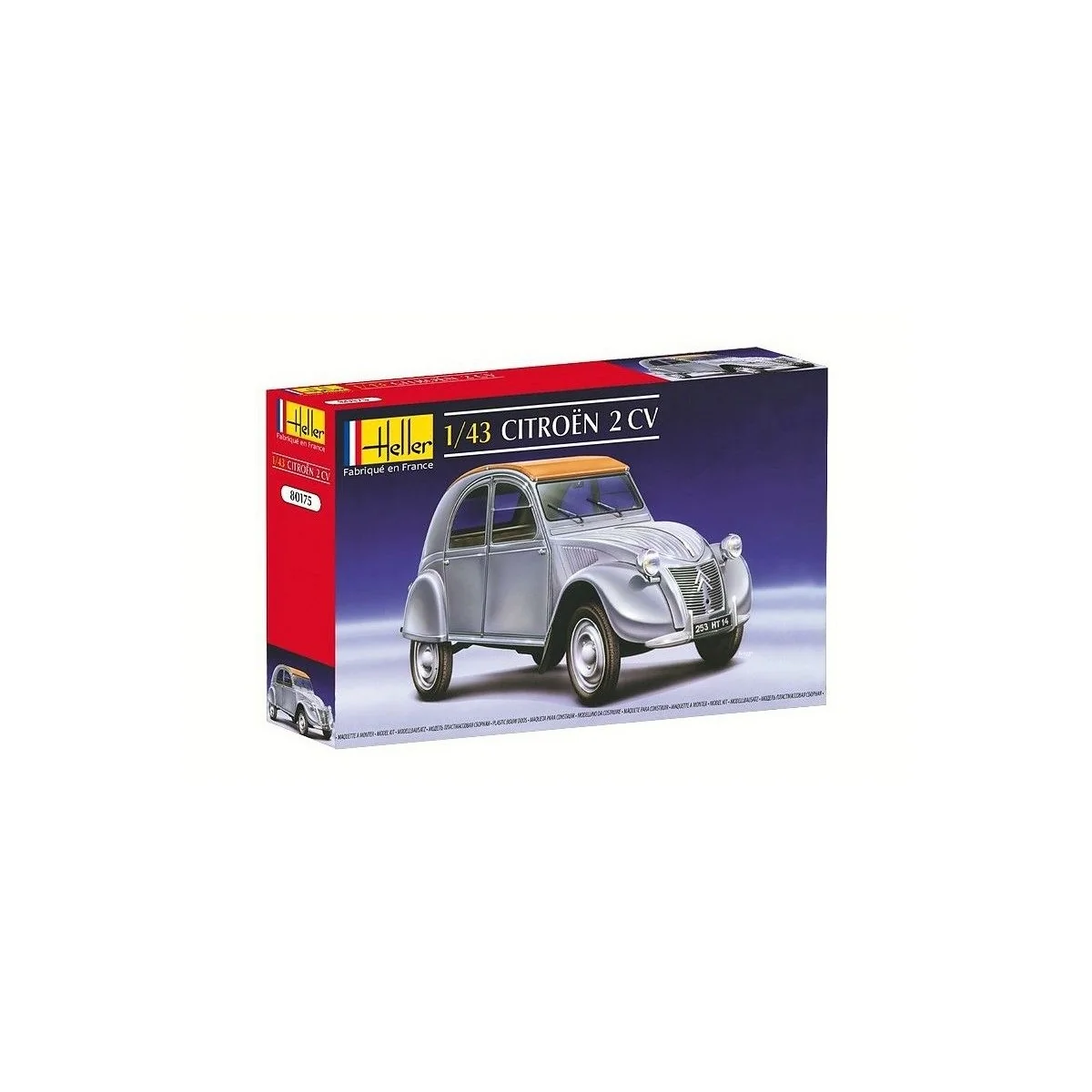 Citroën 2CV classic Heller 1/43 Heller 80175 - 1