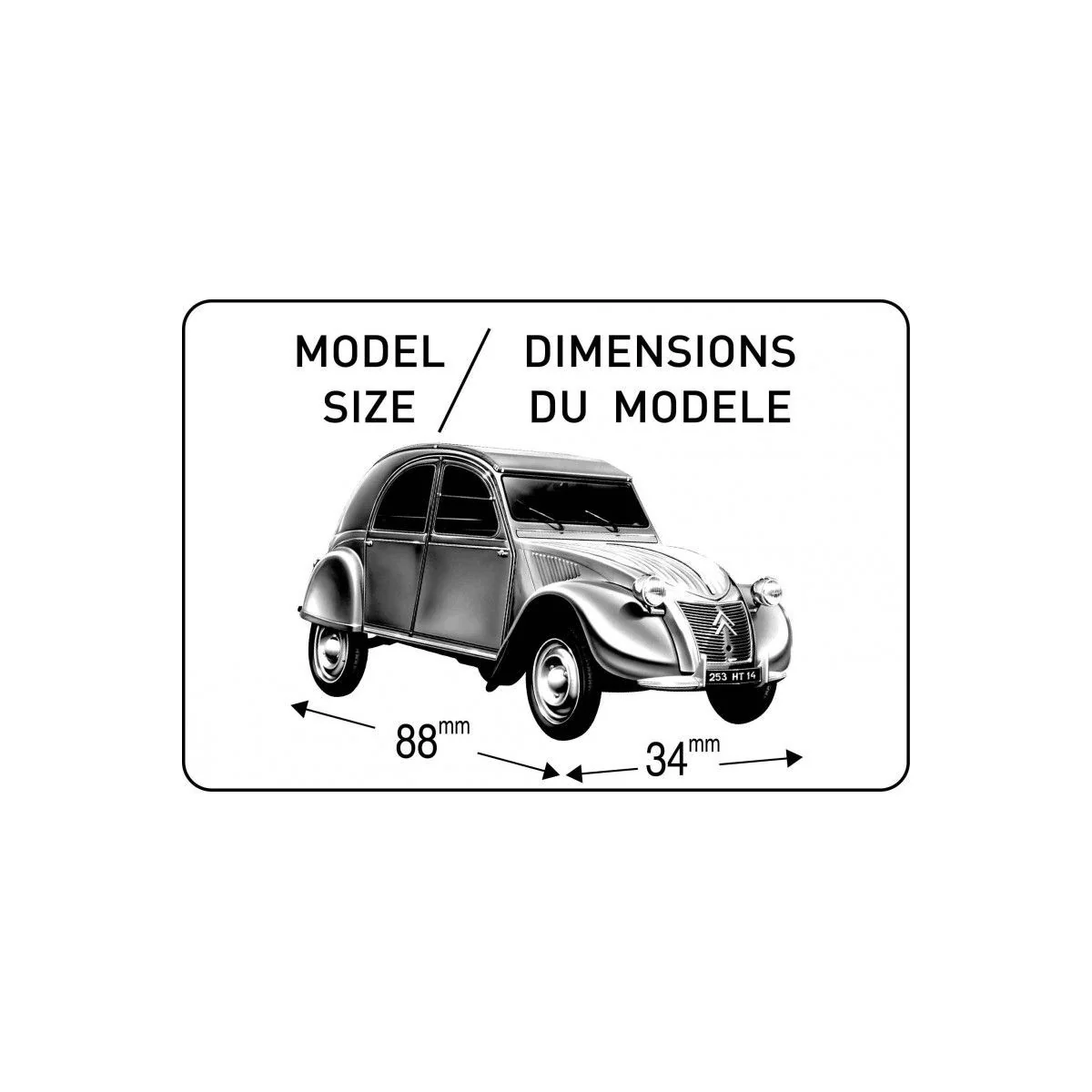 Citroën 2CV classic Heller 1/43 Heller 80175 - 2
