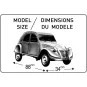 HEL-80175-Citroën 2CV classic Heller 1/43 - HEL-80175