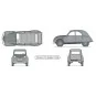 HEL-80175-Citroën 2CV classic Heller 1/43 - HEL-80175