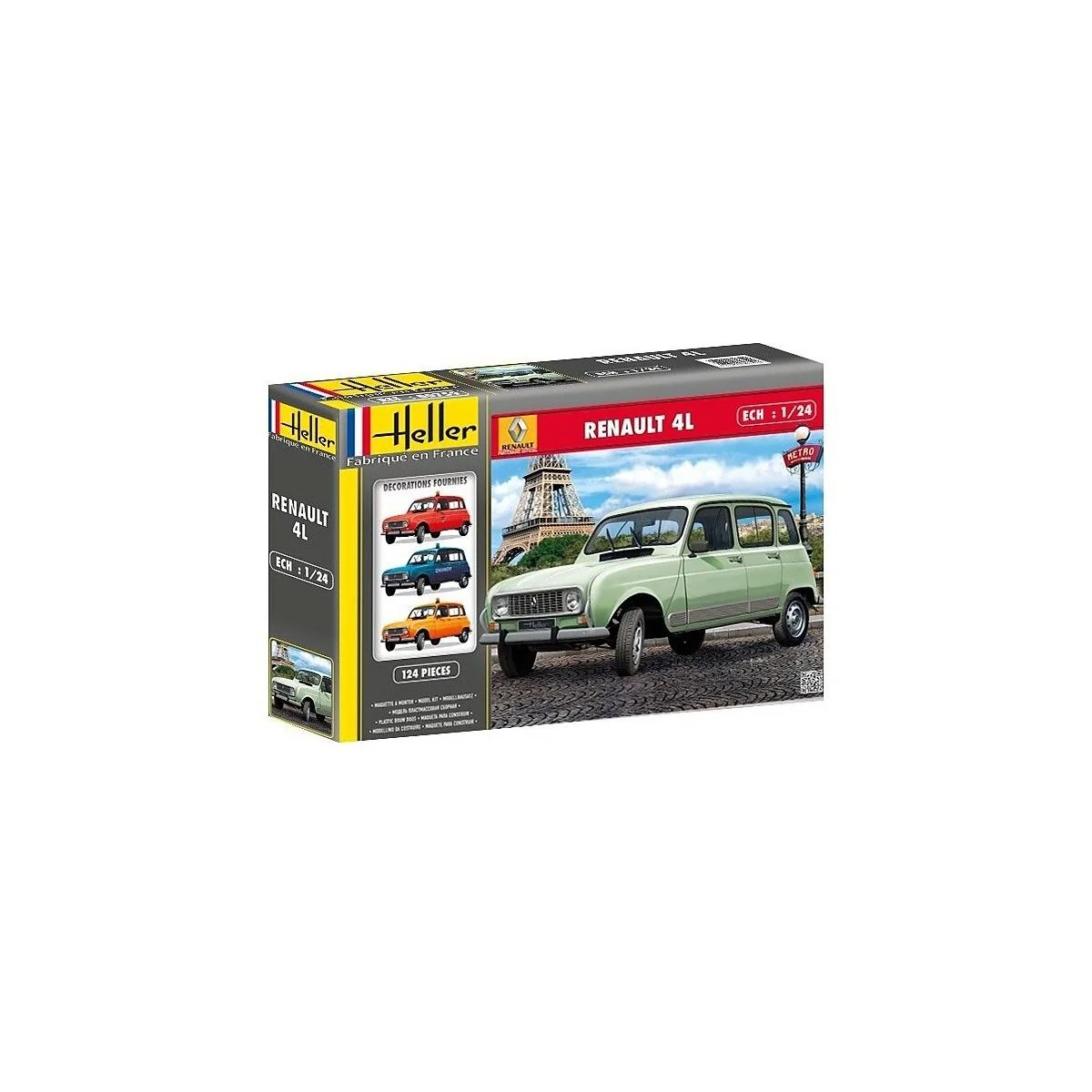 Renault 4 GTL Heller 1/24 L Heller HEL-80759 - 1