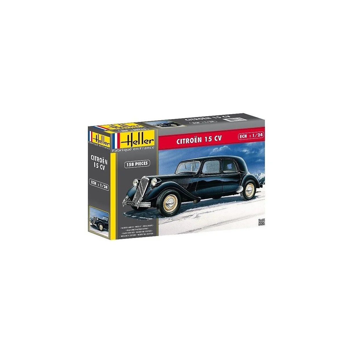 Citroën 15 CV 1/24 Heller Heller HEL-80763 - 1 Citroën 15 CV 1/24 Heller Heller HEL-80763 - 1