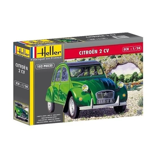 HEL-80765-Citroën 2 CV 1/24 Heller