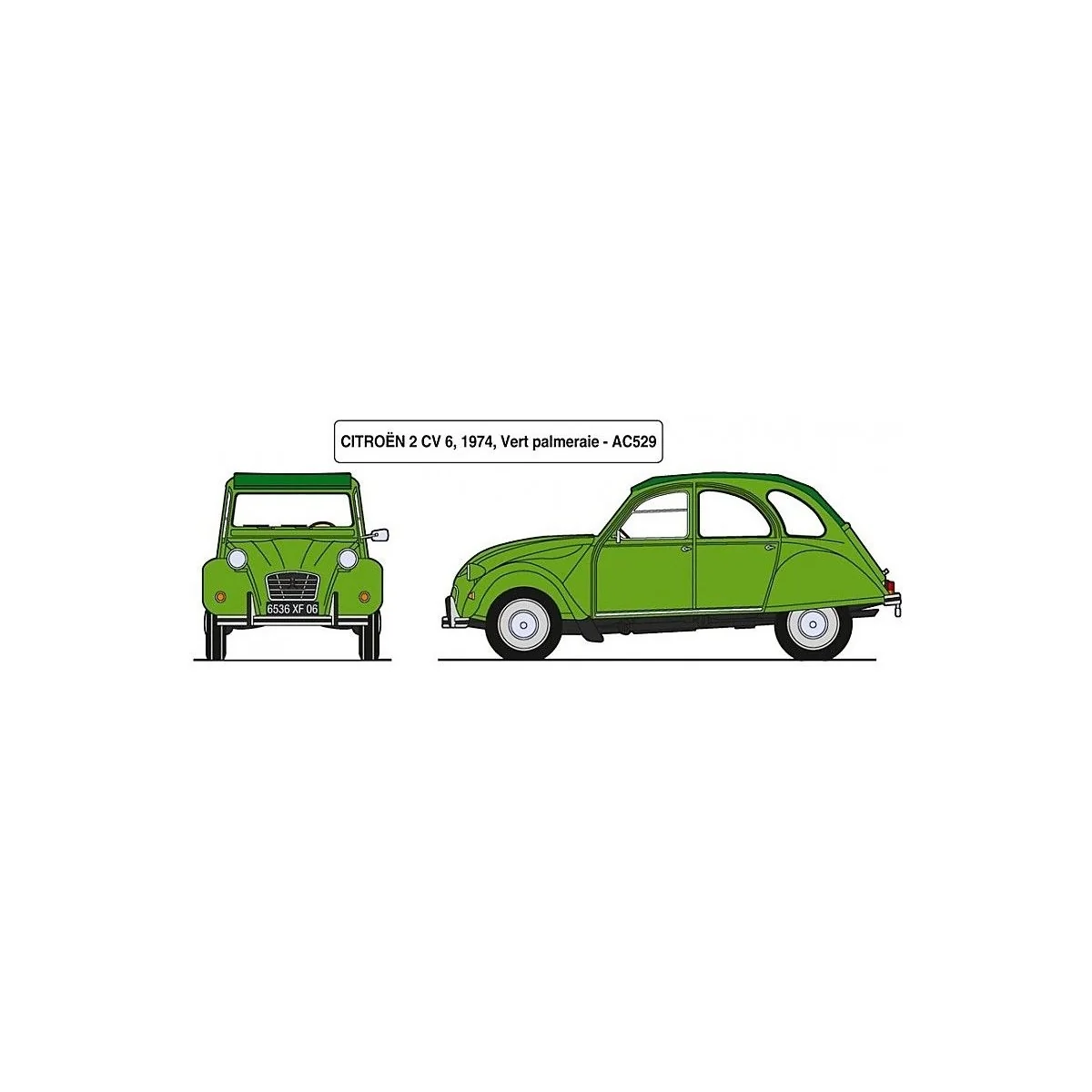 Citroën 2 CV 1/24 Heller Heller HEL-80765 - 2