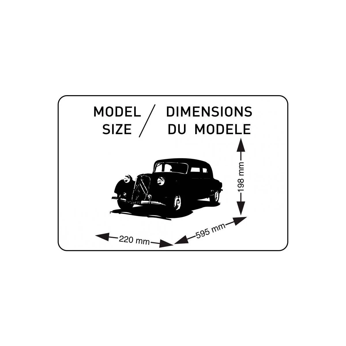 Citroën 15 CV 1/8 Heller Heller HEL-80799 - 3 Citroën 15 CV 1/8 Heller Heller HEL-80799 - 3